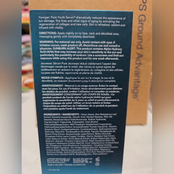 Lancer Younger Pure Youth Serum. NIB - Picture 2 of 2